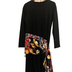 CQ By CQ Long Drop Waist Black Dress
